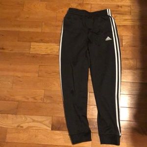 Adidas sweatpants.